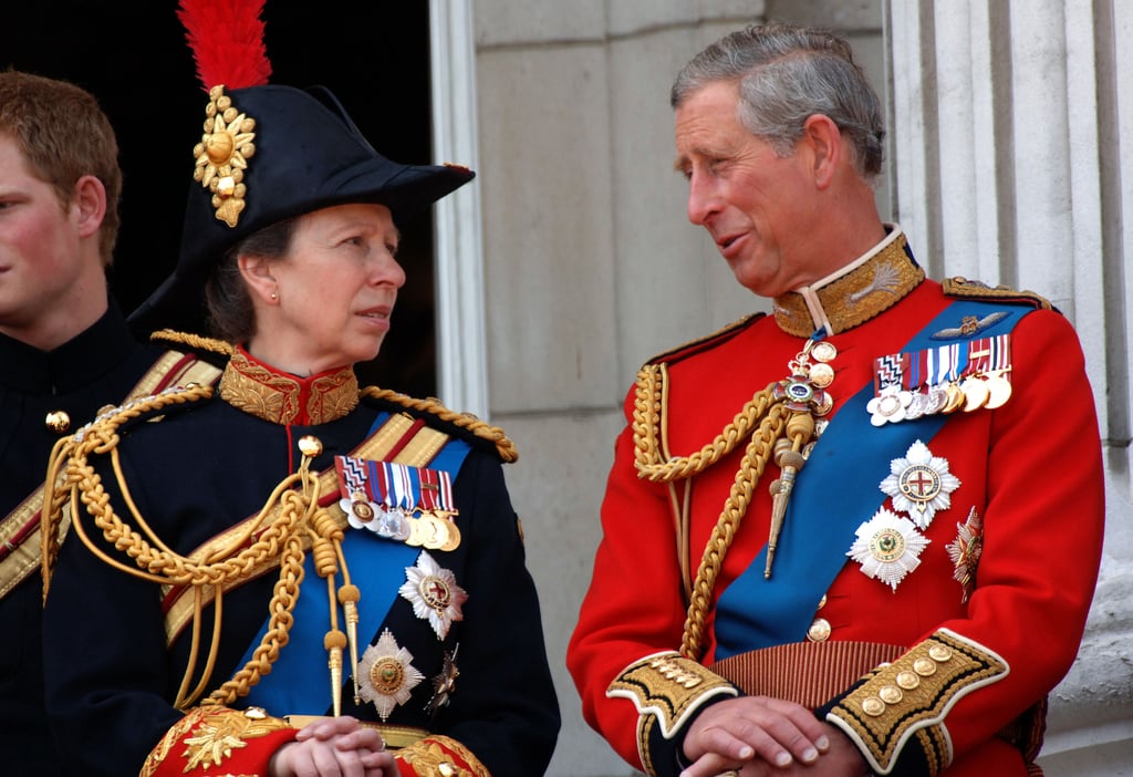 Pictured: Princess Anne, Prince Charles.