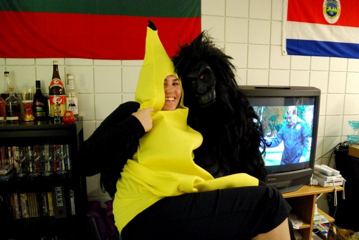 Gorilla And Banana Homemade Halloween Couples Costumes 2020