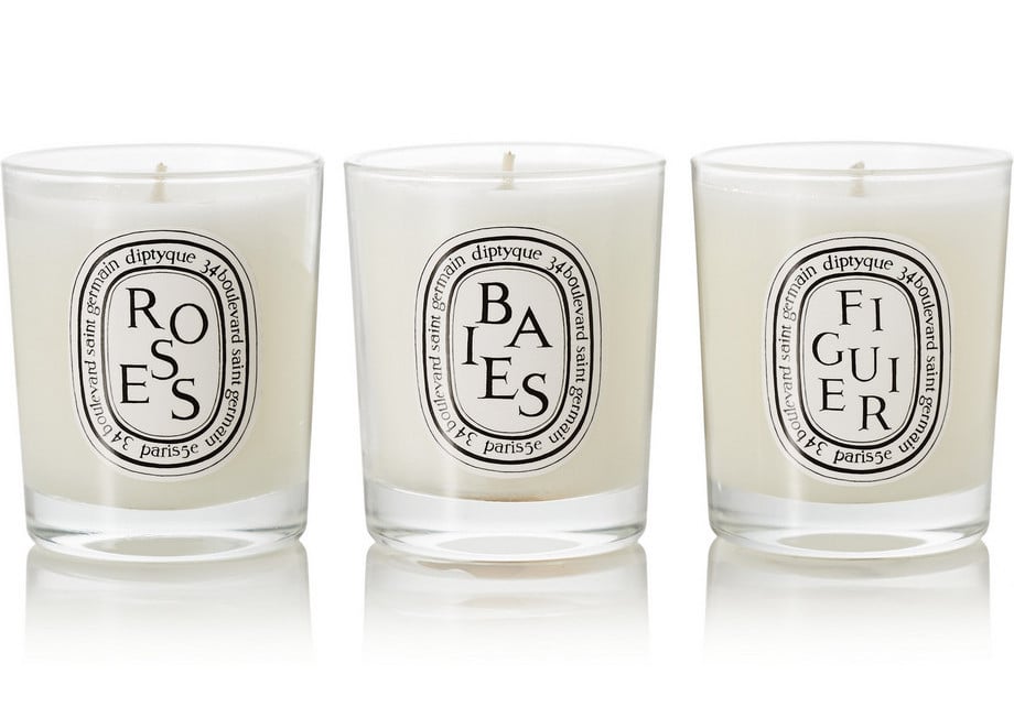 Diptyque Baies, Roses and Figuier Set of Three Candles