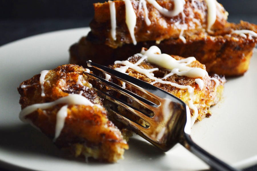 Baked Cinnamon Roll French Toast