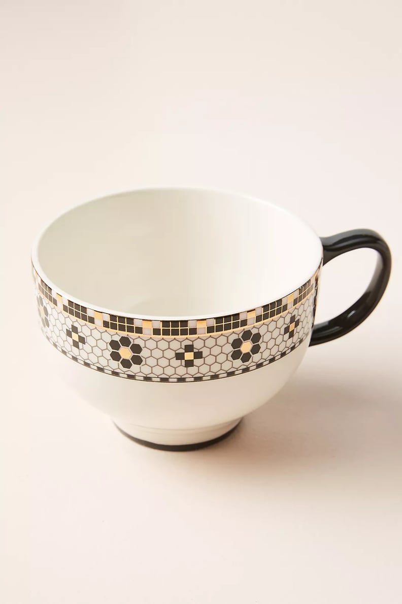 Elevated Mugs: Anthropologie Bistro Tile Mugs