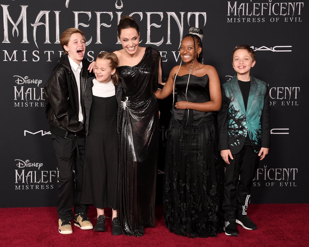 In September 2019, the brood had a case of the giggles at the LA premiere of Maleficent: Mistress of Evil. In September 2019, the brood had a case of the giggles at the LA premiere of Maleficent: Mistress of Evil.