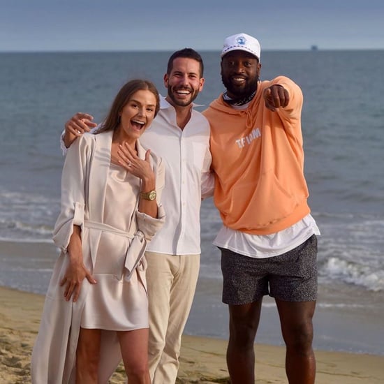 Dwyane Wade Crashes a Couple's Proposal in California