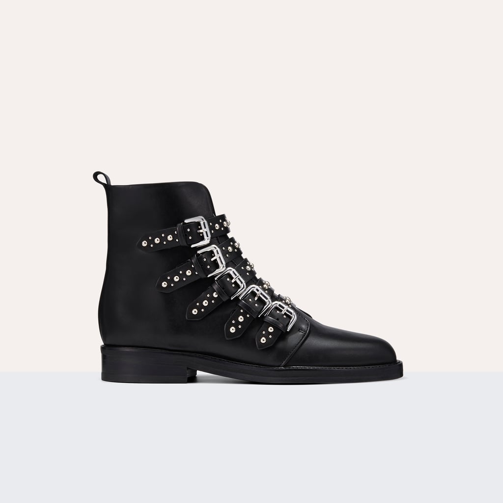 Our Pick: Maje Leather Ankle Boots With Studs