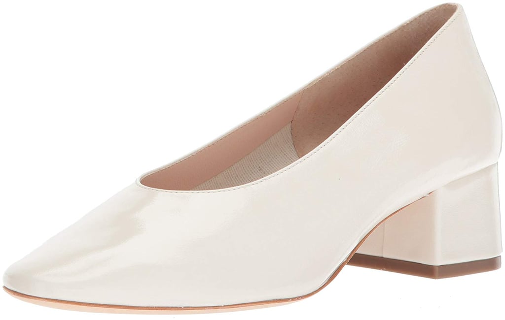 square toe block heel
