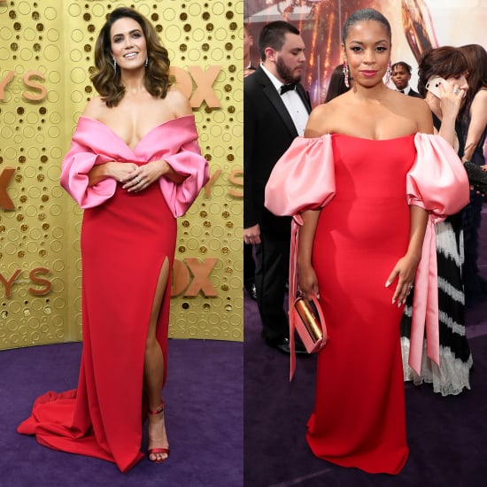 Mandy Moore and Susan Kelechi Watson In Matching Emmys Looks