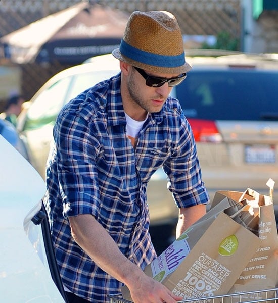 Pictures of Justin Timberlake Shopping at Whole Foods in 