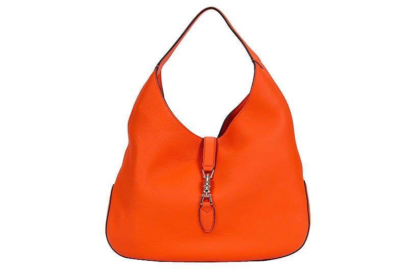 Gucci Jackie Vibrant Orange Hobo Bag