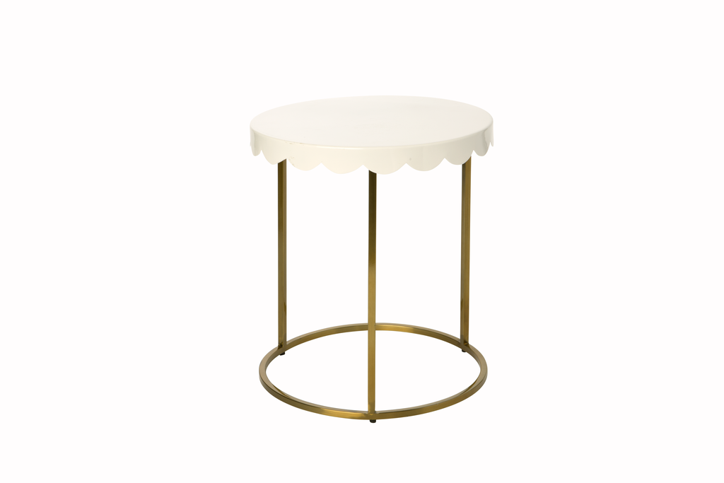 Scallop Accent Table ($80)