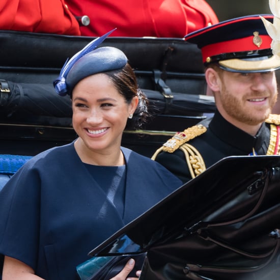 Meghan Markle Navy Outfit at Trooping the Colour 2019