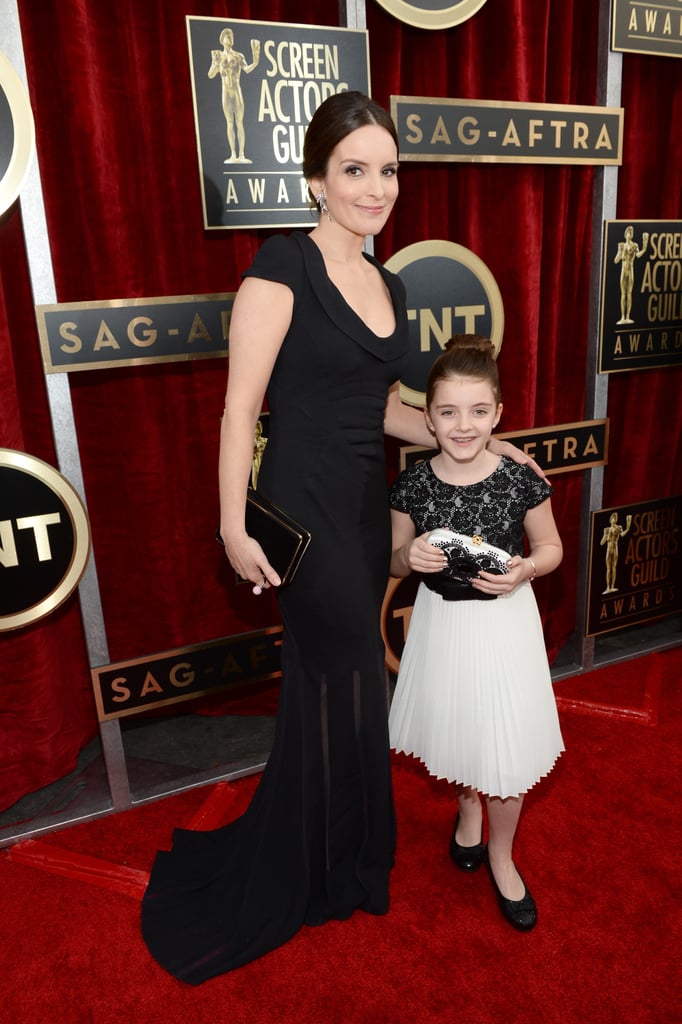 Tina Fey's 8-year old daughter, Alice, accompanied her to the SAG Awards.