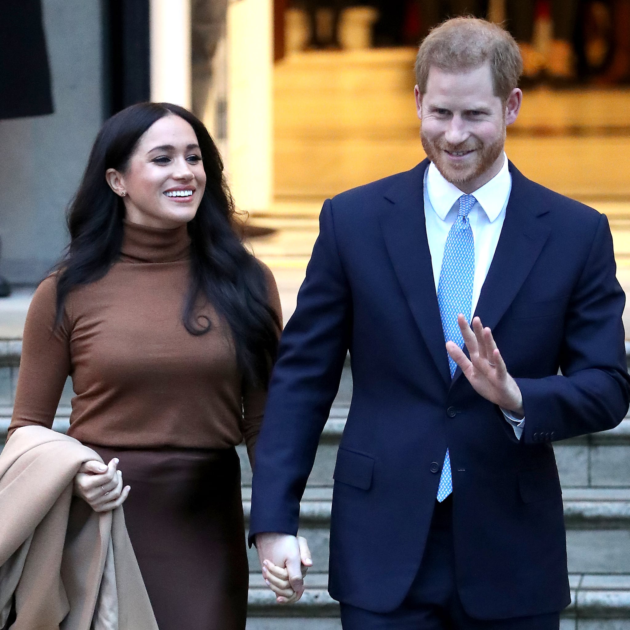 Meghan And Harry Leaving The Royal Family Details Popsugar Celebrity