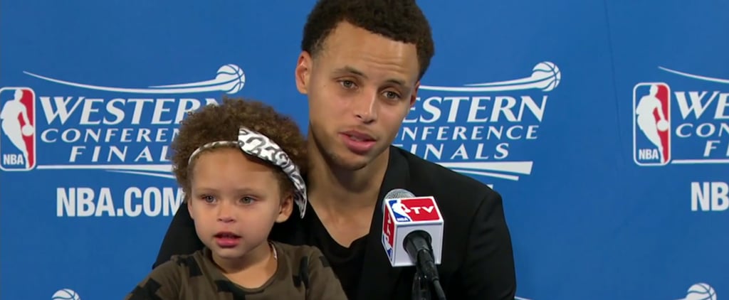 Stephen Curry's Daughter Takes Over His Postgame Interview
