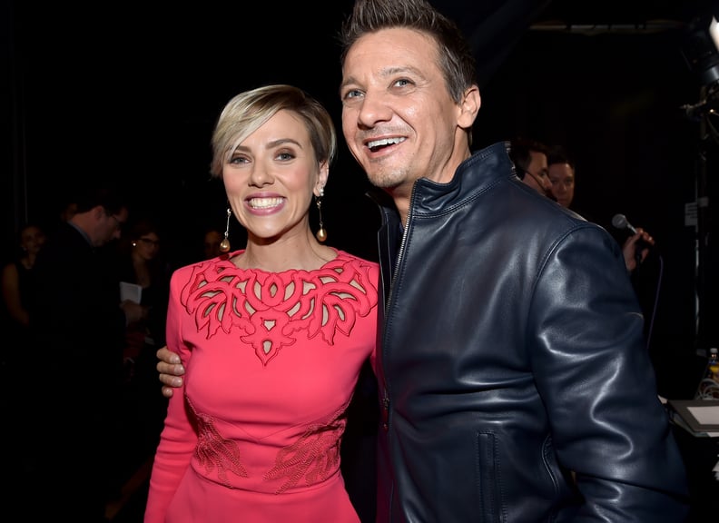 Scarlett Johansson and Jeremy Renner's Big Smiles