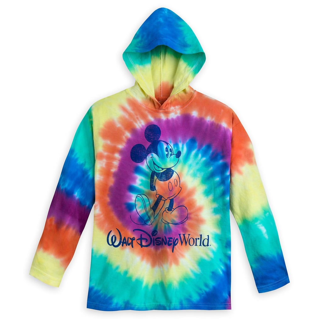 Disney Mickey Mouse Tie-Dye Hoodie T-Shirt For Kids