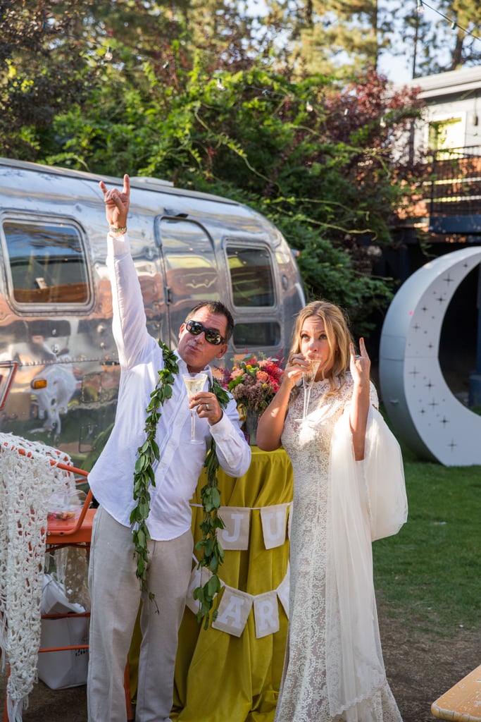 Colorful Lake Tahoe Wedding