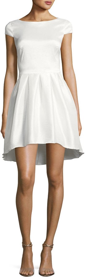 Marina Cap-Sleeve A-Line Dress