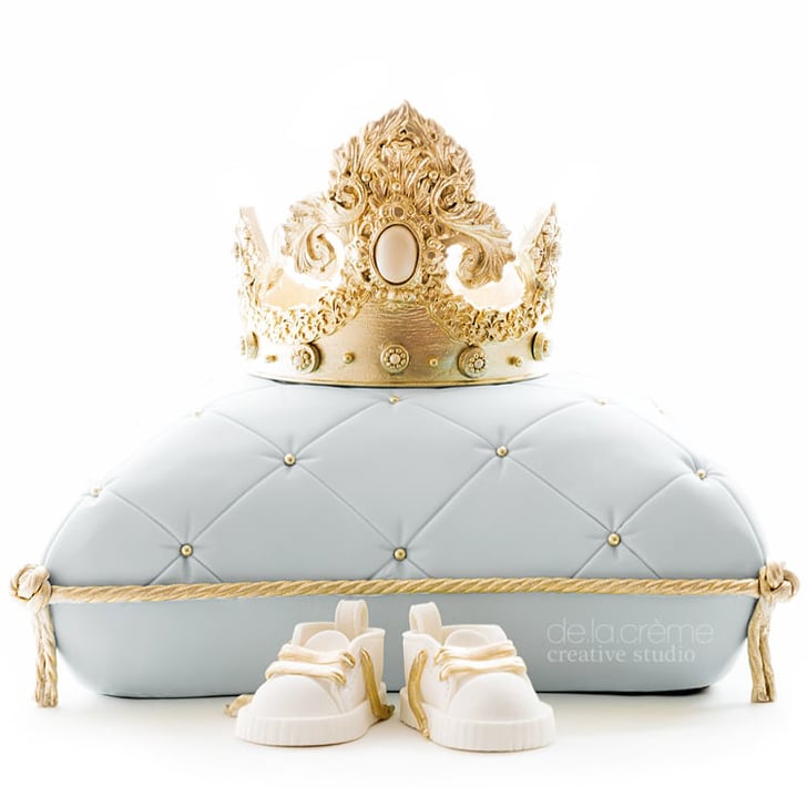 Royal prince cheap baby shower cake