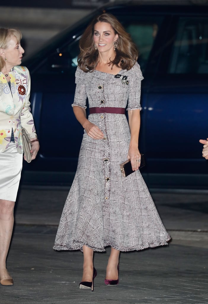 Kate Middleton Plaid Erdem Dress October 2018