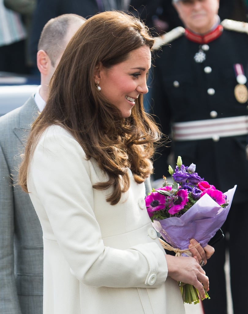 Kate Middleton Visits the Downton Abbey Set