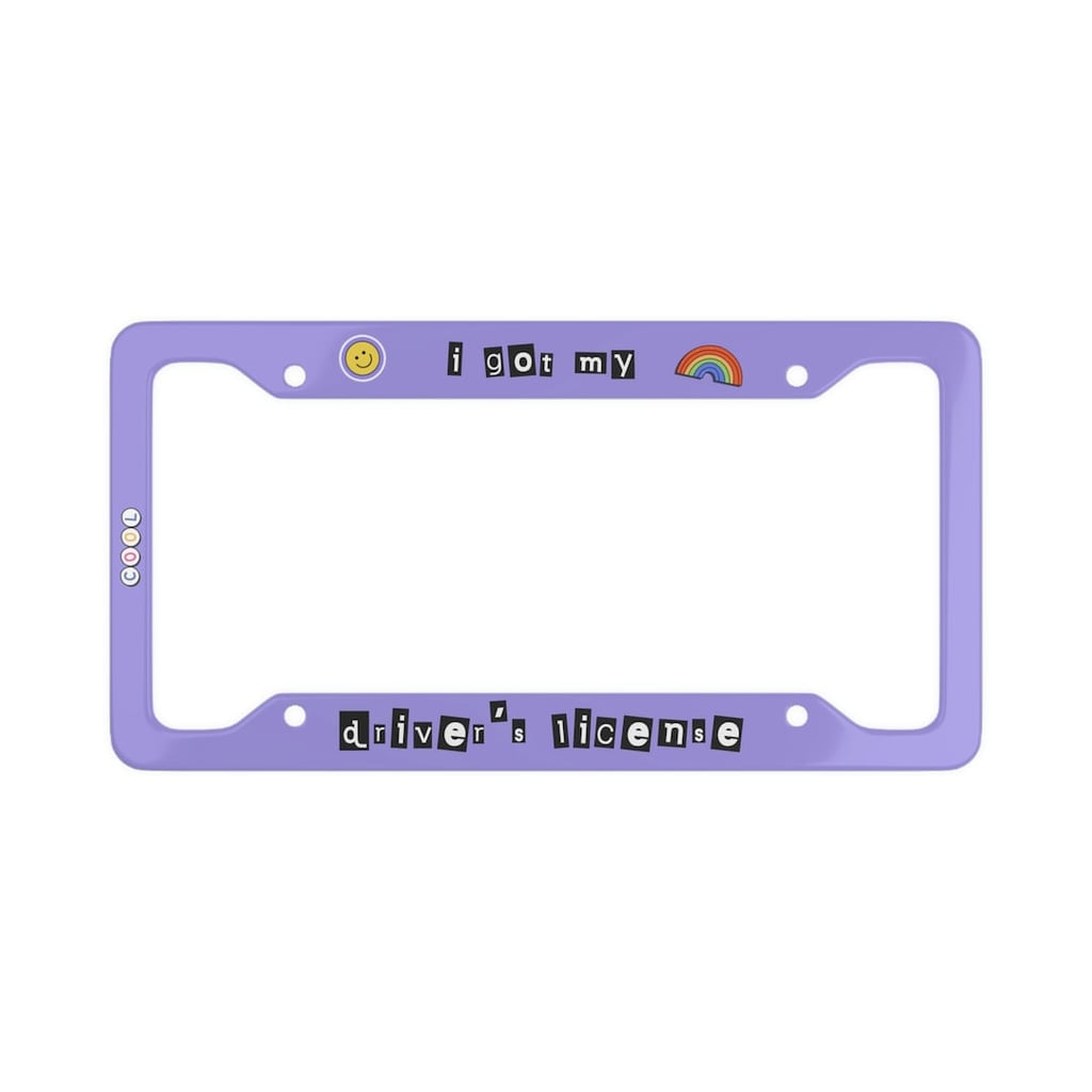"Sour" License Plate Frame