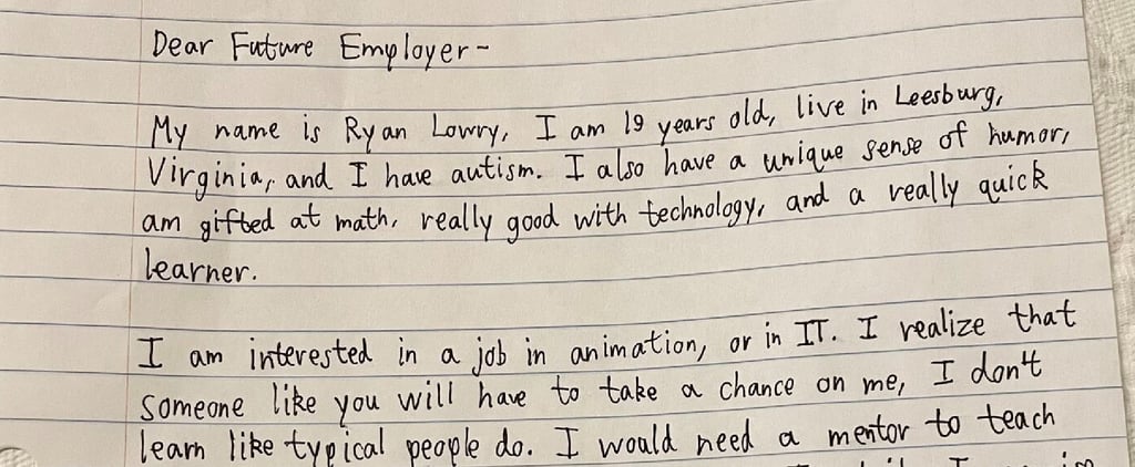 Man With Autism's Cover Letter to Employers on LinkedIn