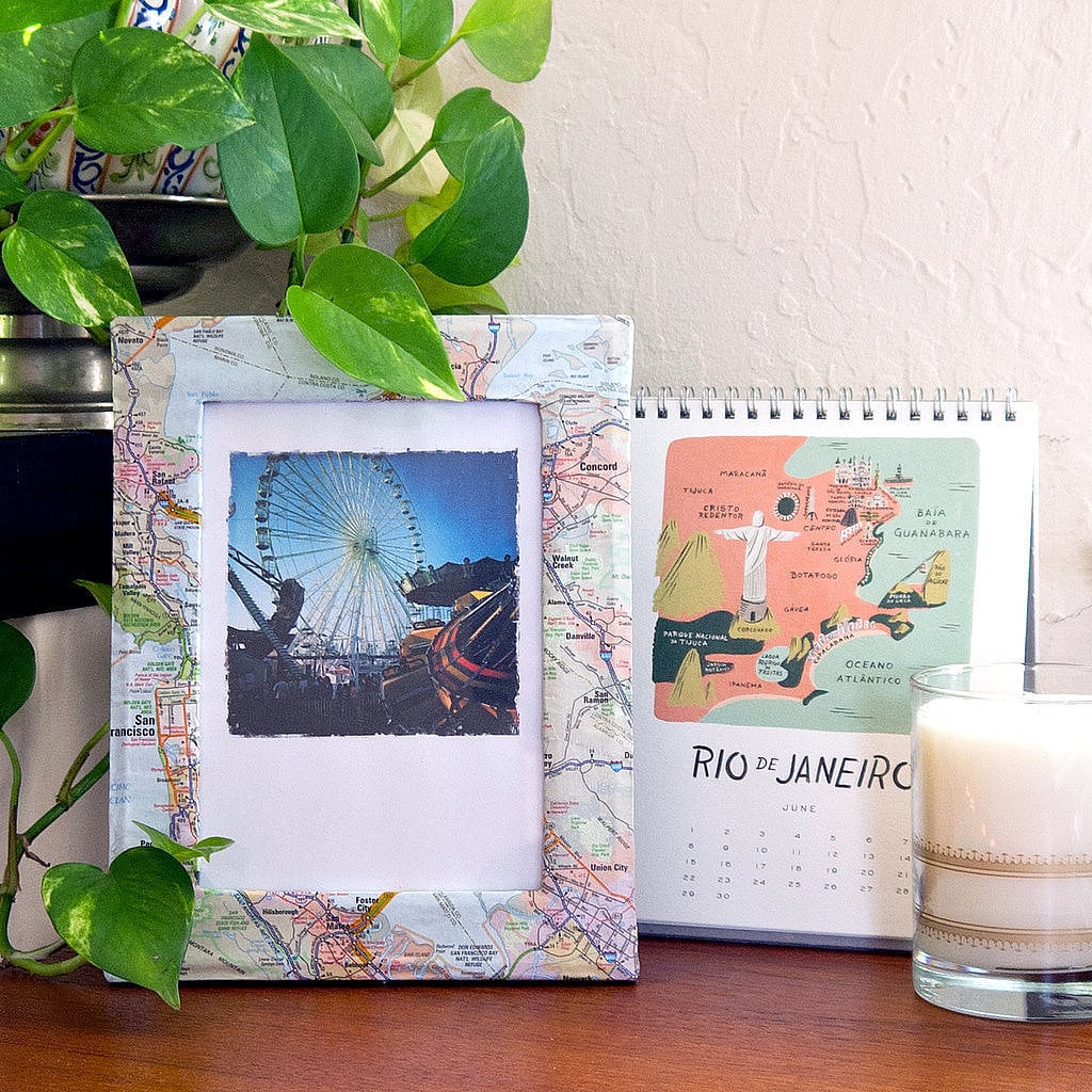 DIY Map Photo Frame