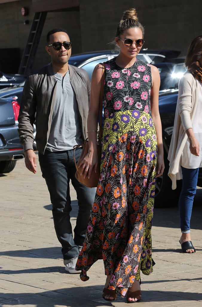 Chrissy Teigen and John Legend Out in LA March 2016