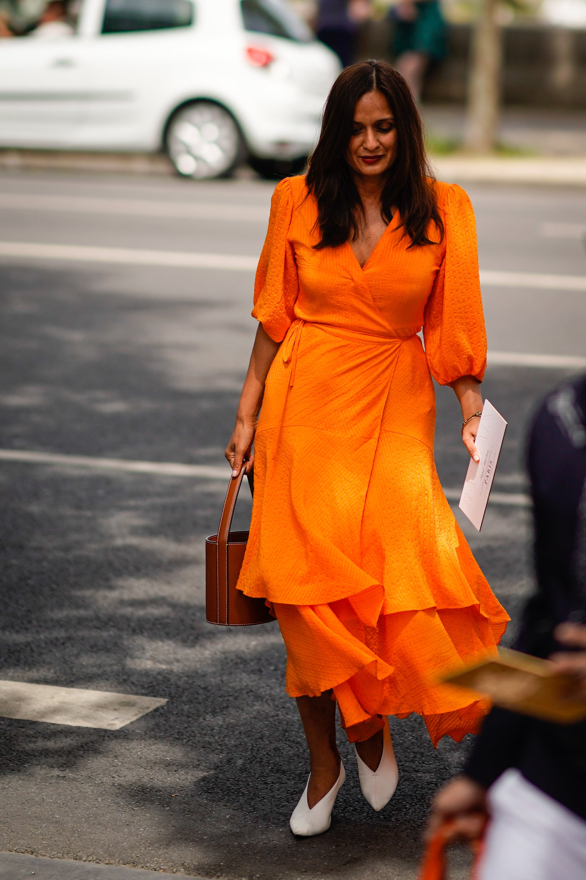 Fall orange dress discount