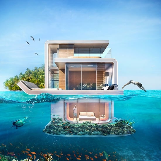 Live Underwater in The Floating Seahorse Luxury Houseboats