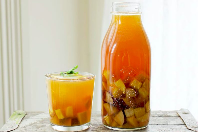 Mango & Plum Sweet Tea Cocktail
