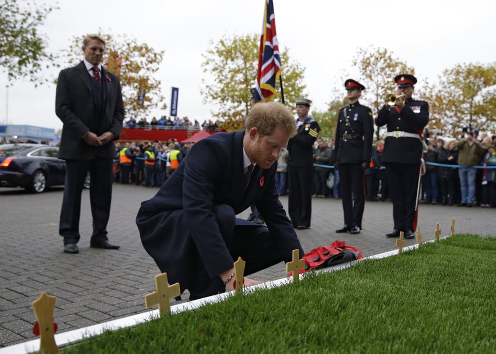 Prince Harry at a Rugby Match in London November 2016