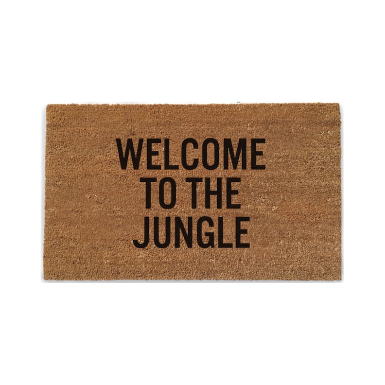 A Welcome Mat That Says It All
