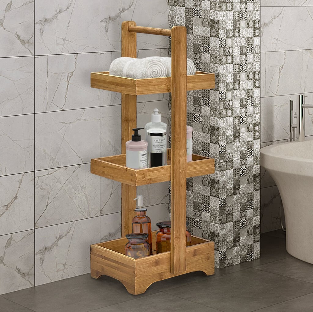 Braewyn Solid Wood Free-Standing Bathroom Shelves