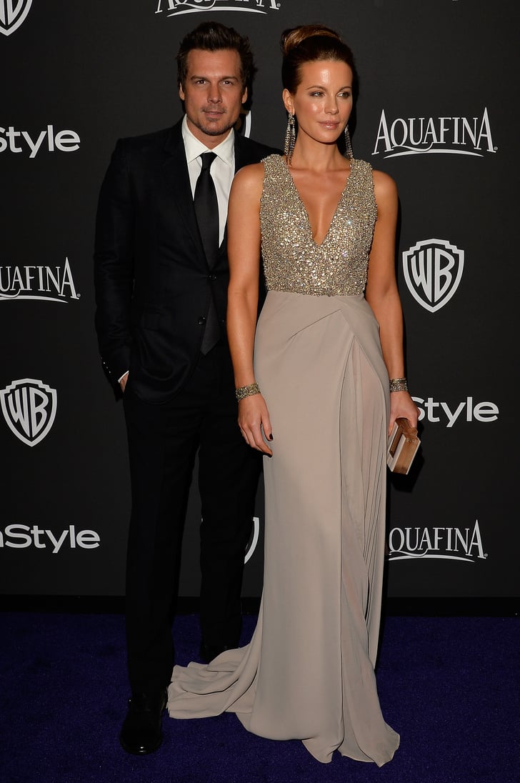 Len Wiseman and Kate Beckinsale | InStyle and Warner Bros. Golden
