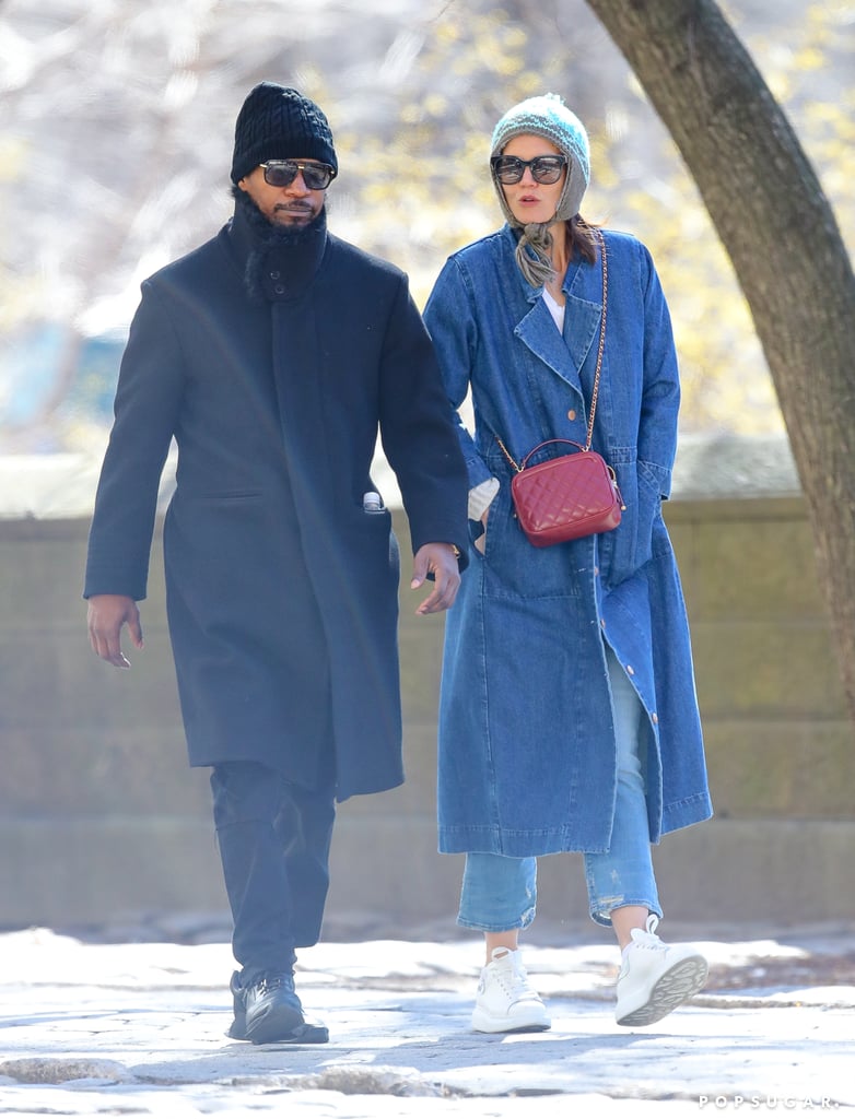 Katie Holmes and Jamie Foxx Walking in NYC March 2019