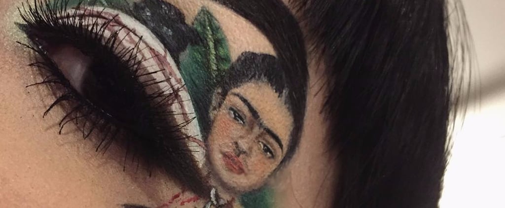 Frida Kahlo Eye Makeup Art