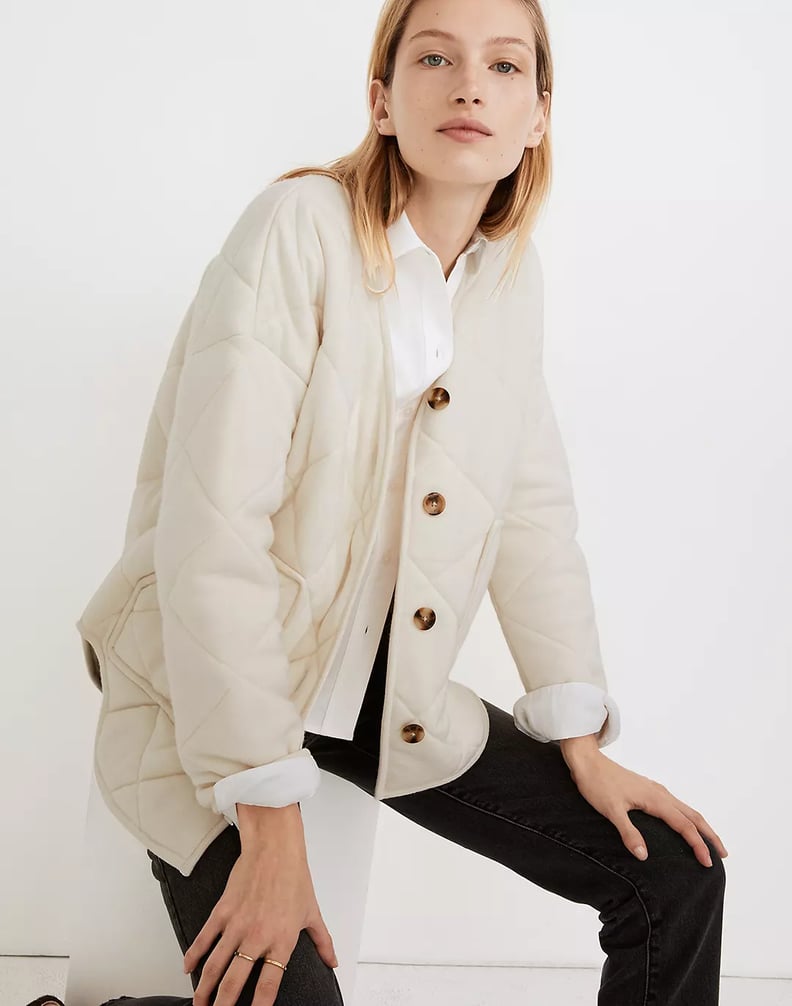 Madewell Quilted Sweater Jacket