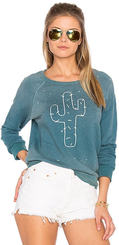 Sundry Cactus Sweatshirt in Blue ($121)