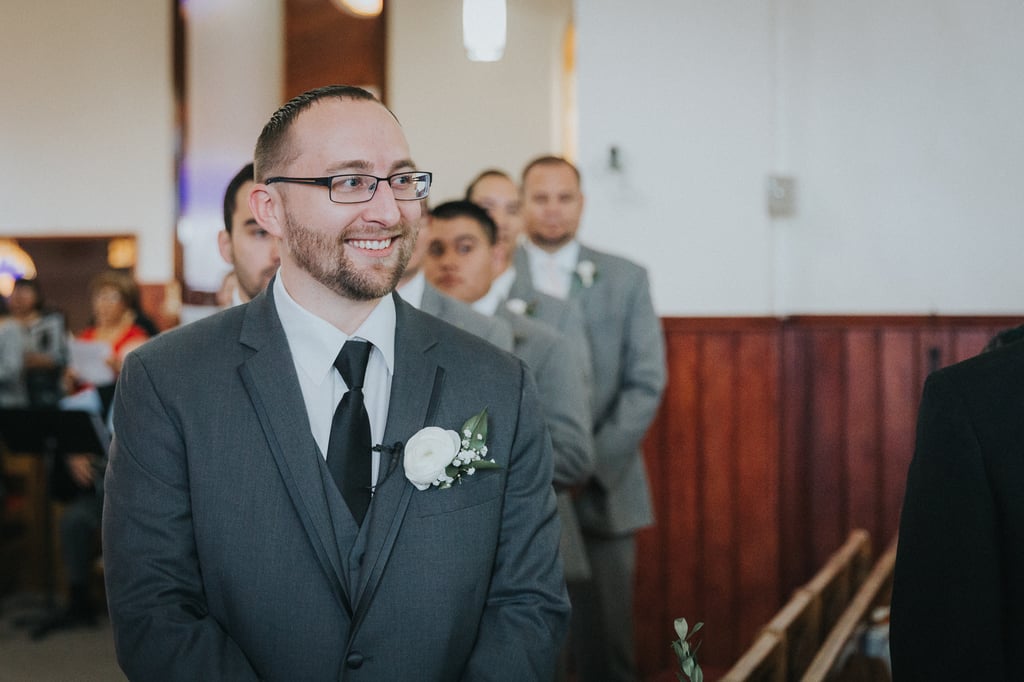 Elegant Wedding Reception With Blush and Gray Colors