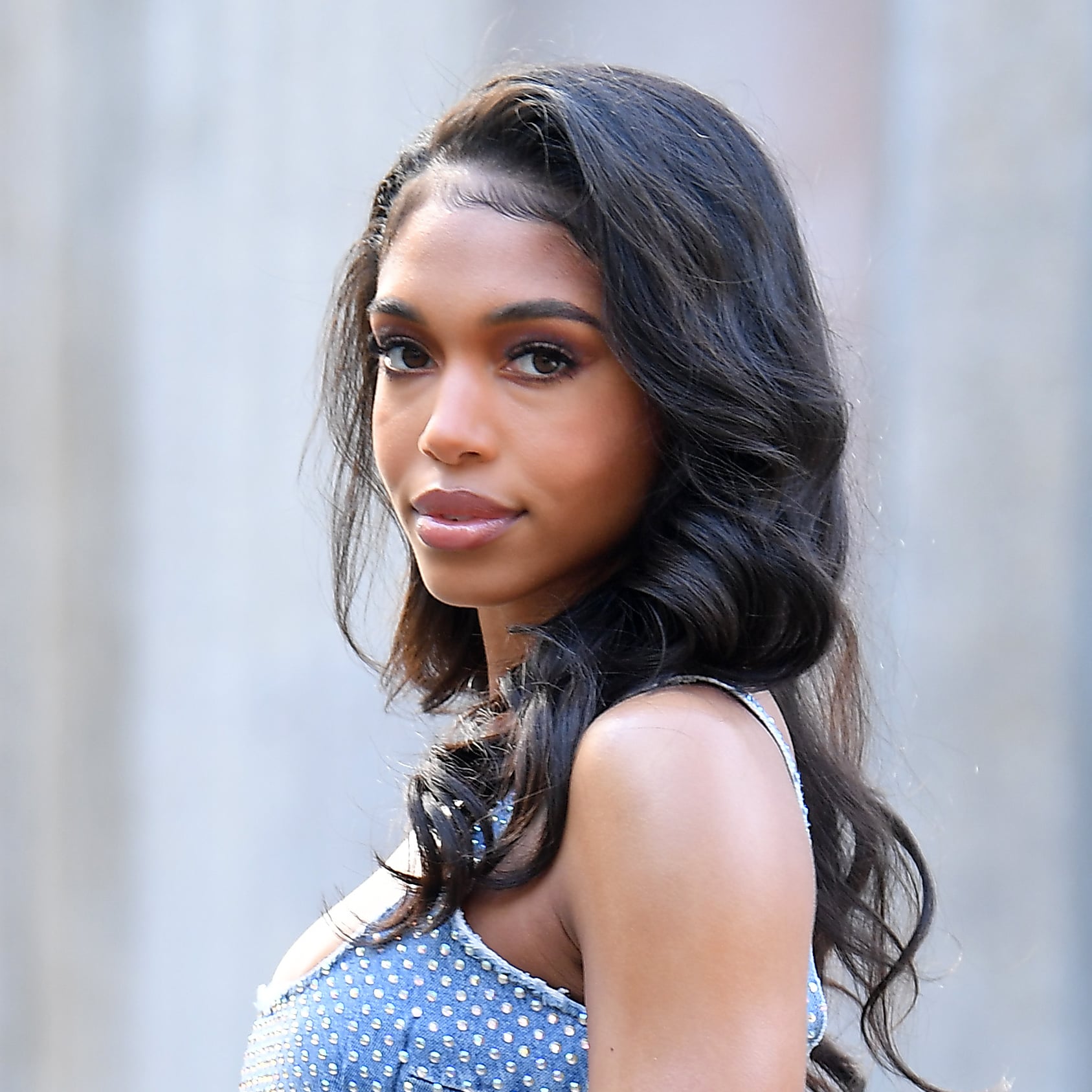 Lori Harvey's White Cutout Dress at SKN by LH Launch Party | POPSUGAR  Fashion