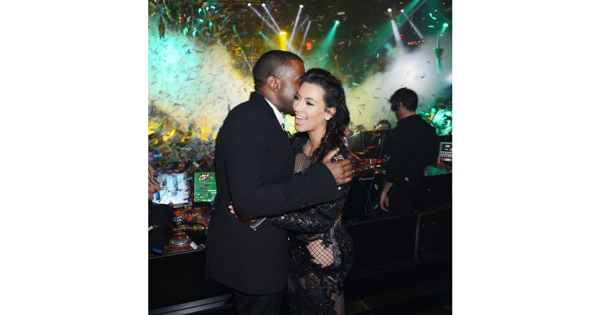 Kanye West And Kim Kardashian Sweetly Celebrated New Years Eve Pictures Of Celebrities 