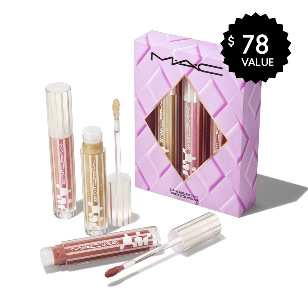 MAC Gloss Enthusiast Lipglass Air Trio