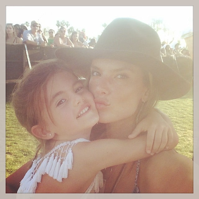 Alessandra Ambrosio had fun at Coachella with her daughter, Anja. 
Source: Instagram user alessandraambrosio
