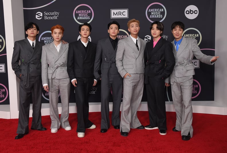 2021 AMERICAN MUSIC AWARDS - The AMAs will air live from the Microsoft Theater in Los Angeles on Sunday, Nov. 21, at 8:00 p.m. EST/PST on ABC. (ABC via Getty Images)BTS