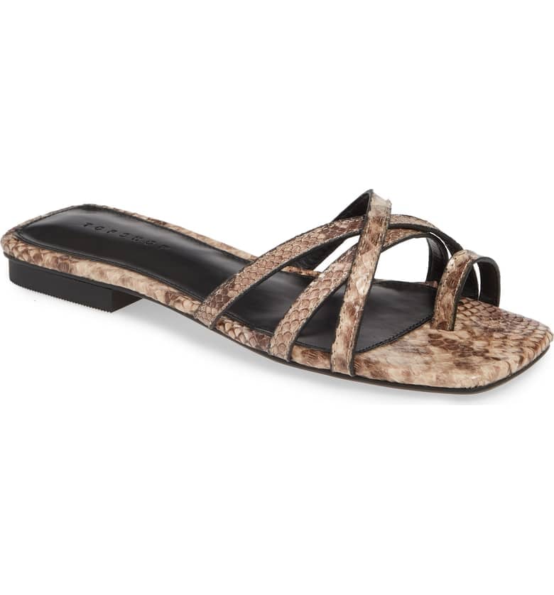 Topshop Hippie Square Slide Sandal