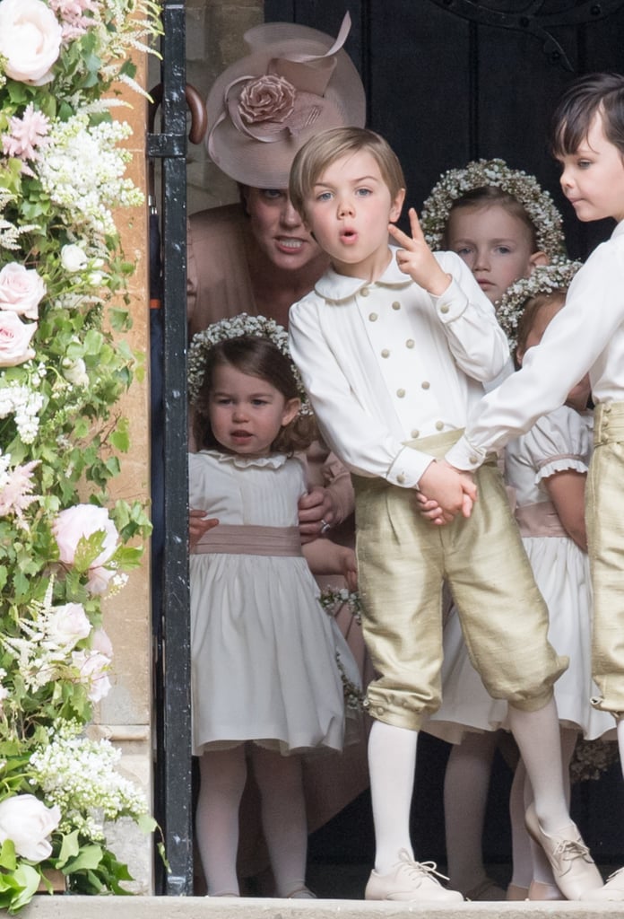 Page Boy Posing at Pippa Middleton's Wedding 2017