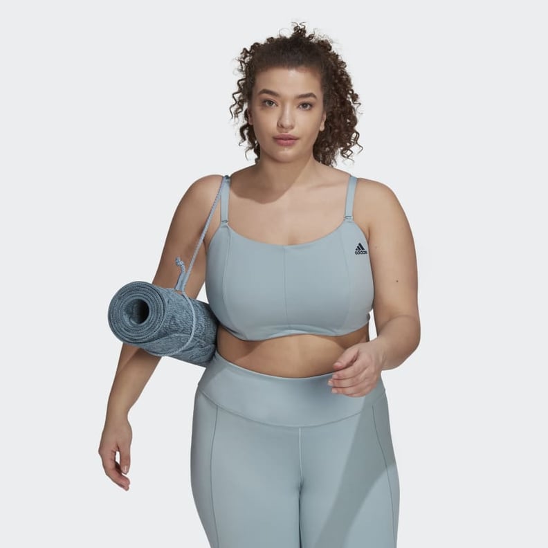 Id Ideology Plus Size Sweat Set Sports Bra Blue Activewear Size 3X