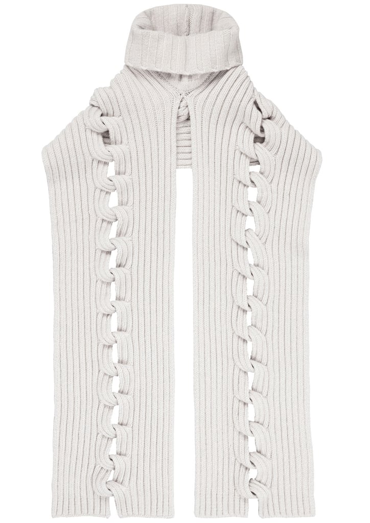 Ribbed Cable Knit Scarf (325) Shop Spring 2017 Runway Collections