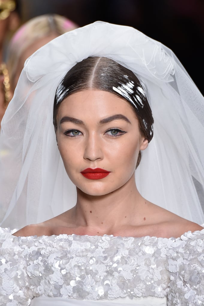 Gigi Hadid as a Bride in Moschino's Spring / Summer 2020 Show